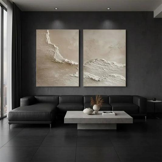 Ocean And Sky Painting Set of 2 #BBM18 ArtiQuo