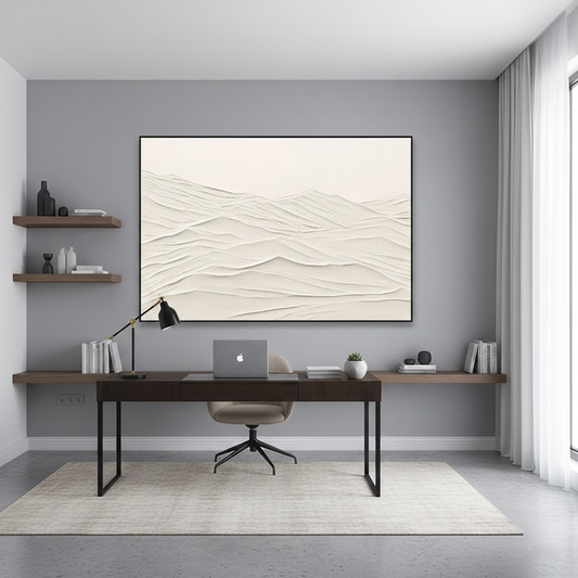 Plaster Art Minimalist Textured Painting #P197 ArtiQuo