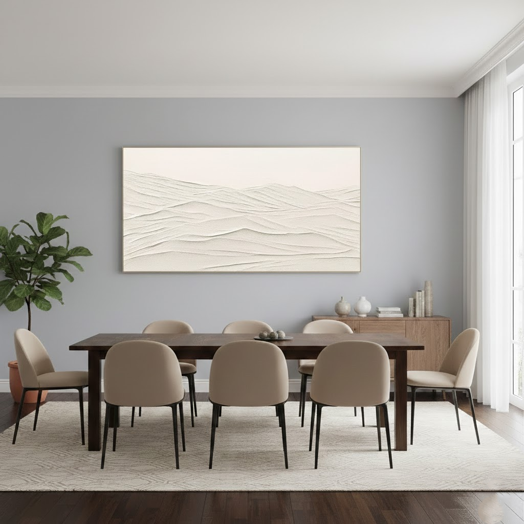 Plaster Art Minimalist Textured Painting #P197 ArtiQuo