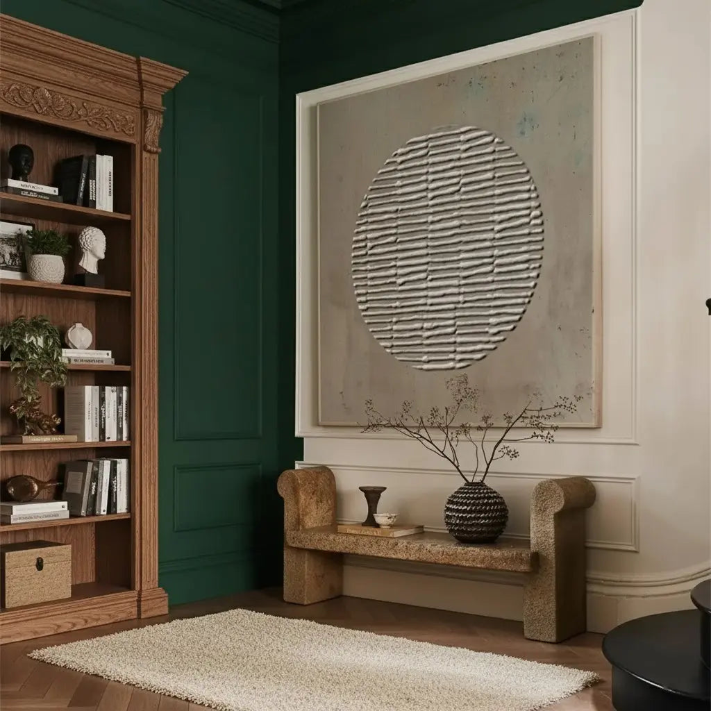 Beige & Brown Abstract | Best Painting - Artiqou