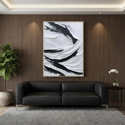 Plaster Art Minimalist Textured Painting #P199 ArtiQuo