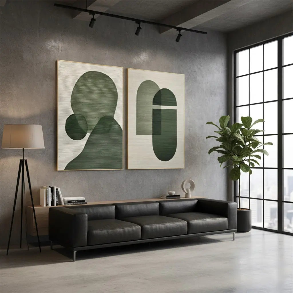 Abstract Tranquility Set of 2 #PB14 ArtiQuo