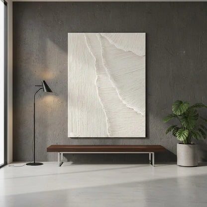 Plaster Art Minimalist Textured Painting #P200 ArtiQuo