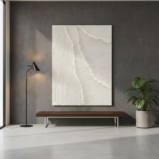 Plaster Art Minimalist Textured Painting #P200 ArtiQuo