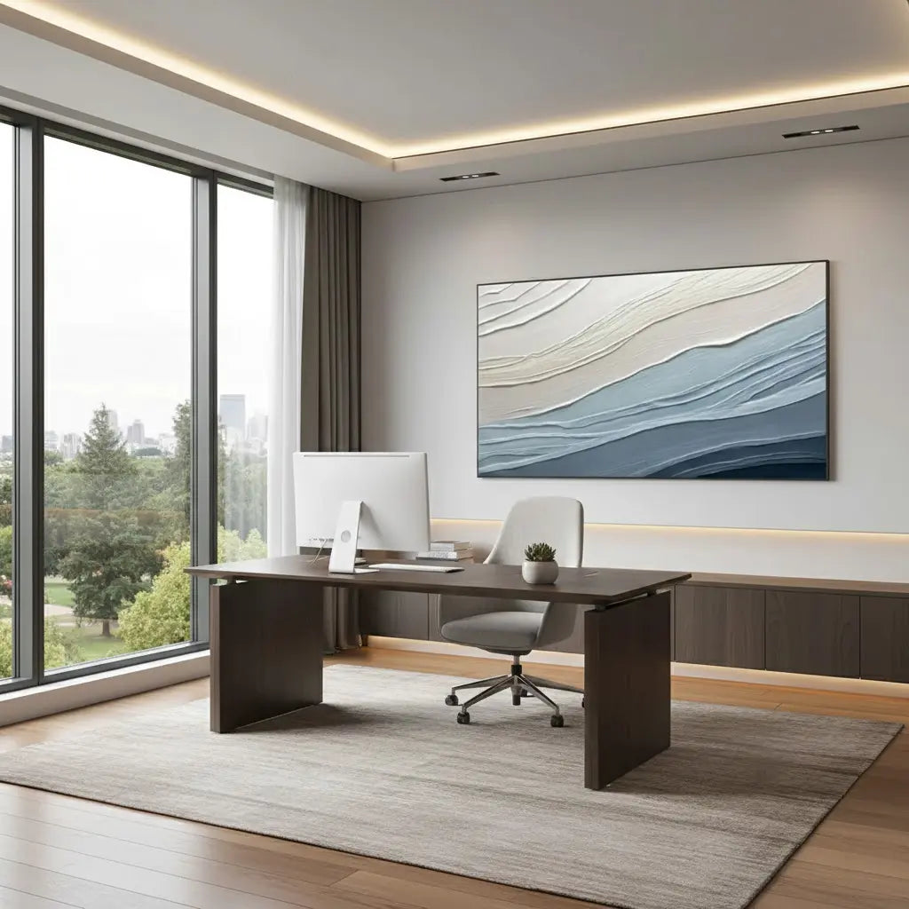 Minimalist Textured Canvas Art #P208 ArtiQuo