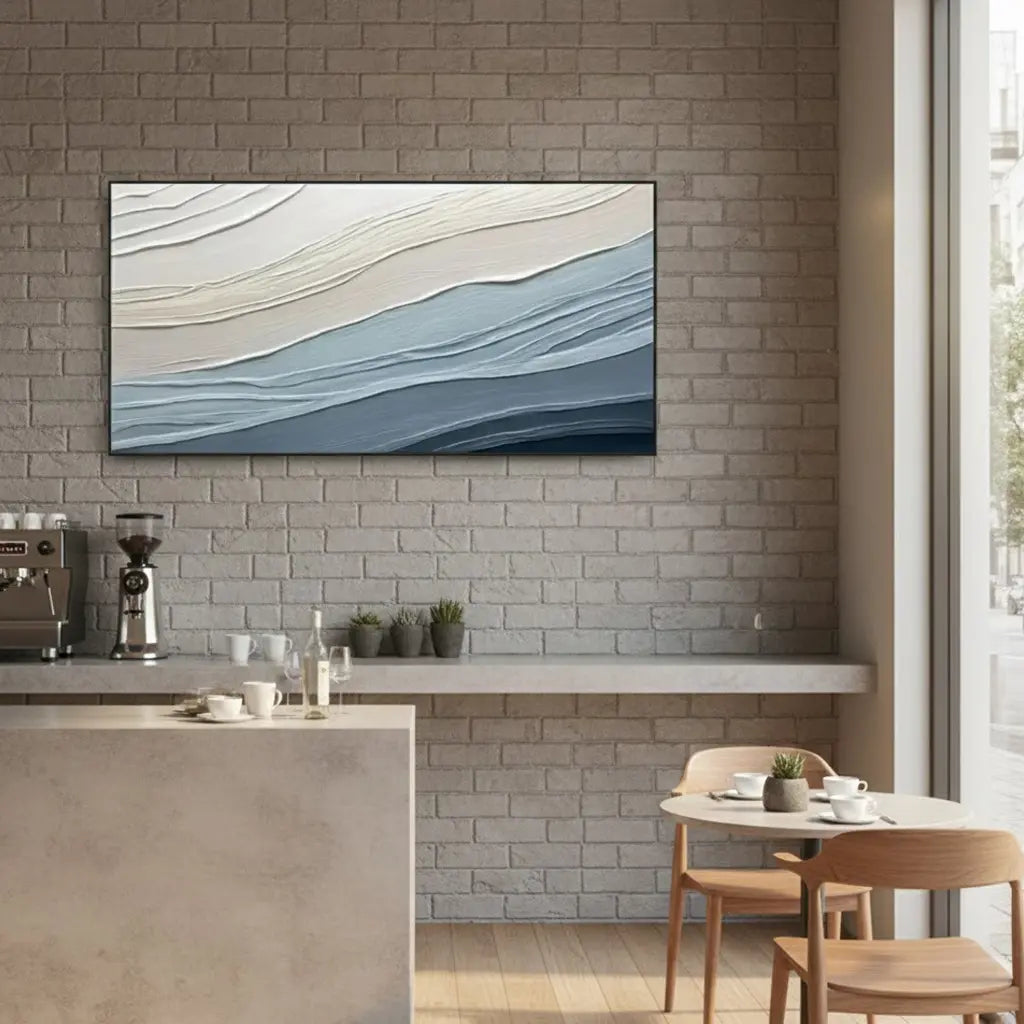 Minimalist Textured Canvas Art #P208 ArtiQuo