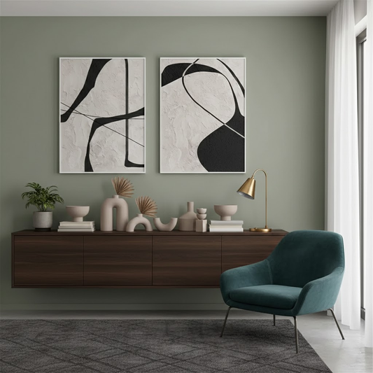 Abstract Tranquility Set of 2 #PB209 ArtiQuo