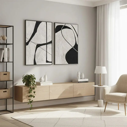Abstract Tranquility Set of 2 #PB209 ArtiQuo