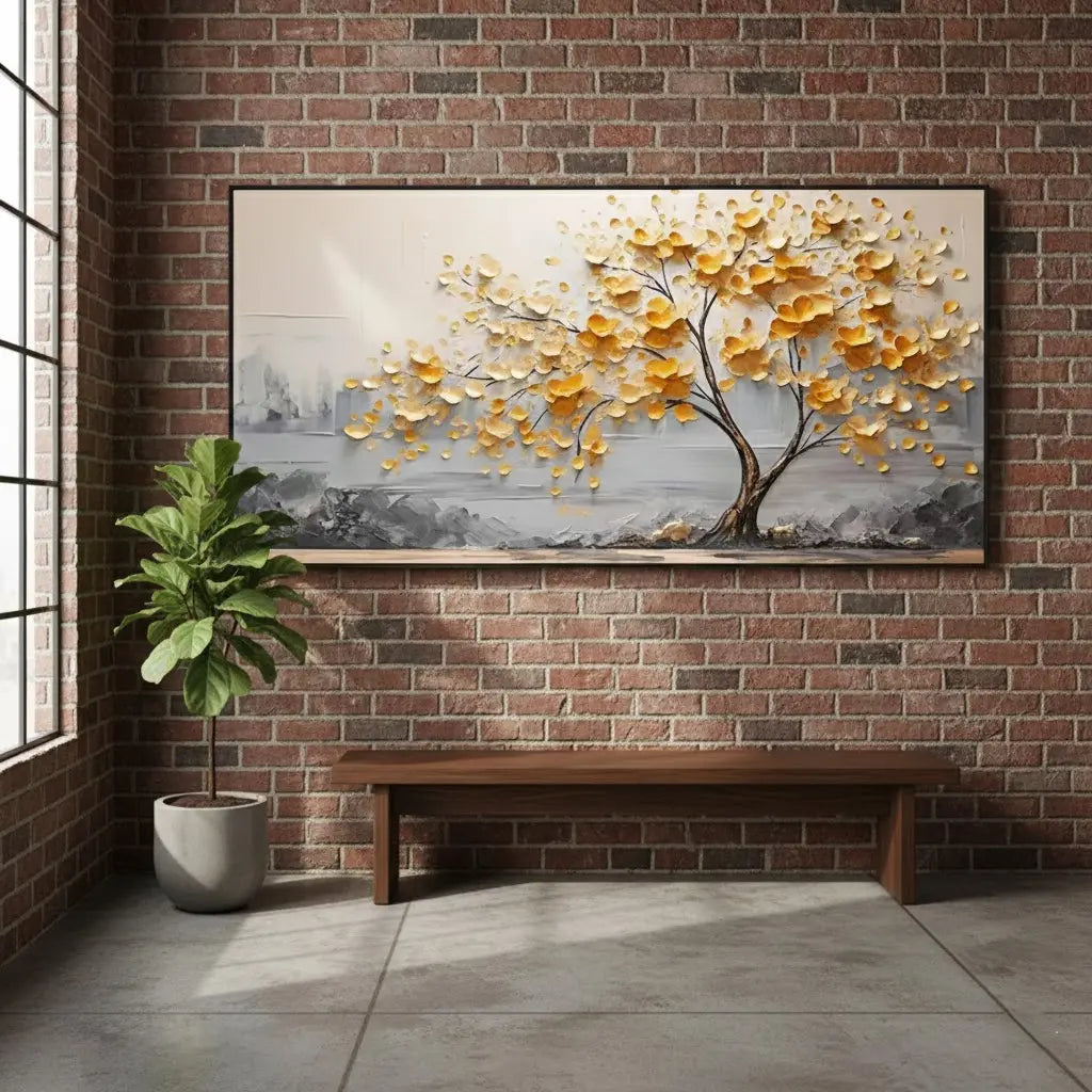 Flower And Tree Painting #P20 ArtiQuo