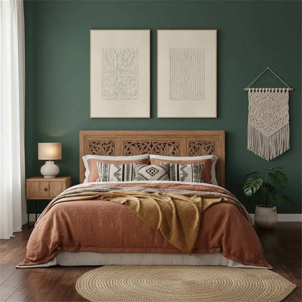 Beige & Brown Abstract Set of 2 #PB210 ArtiQuo