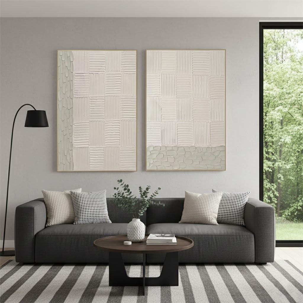 Abstract Tranquility Set of 2 #PB215 ArtiQuo