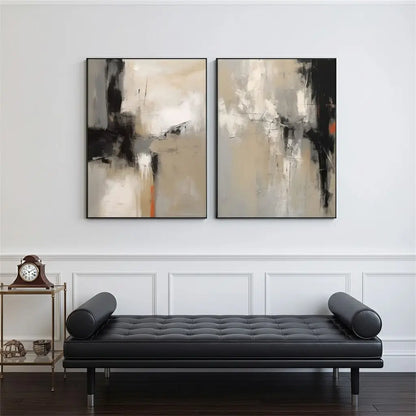 Abstract Painting Set of 2 #PB217 ArtiQuo