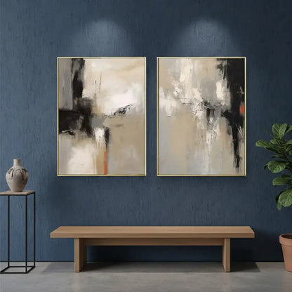 Abstract Painting Set of 2 #PB217 ArtiQuo
