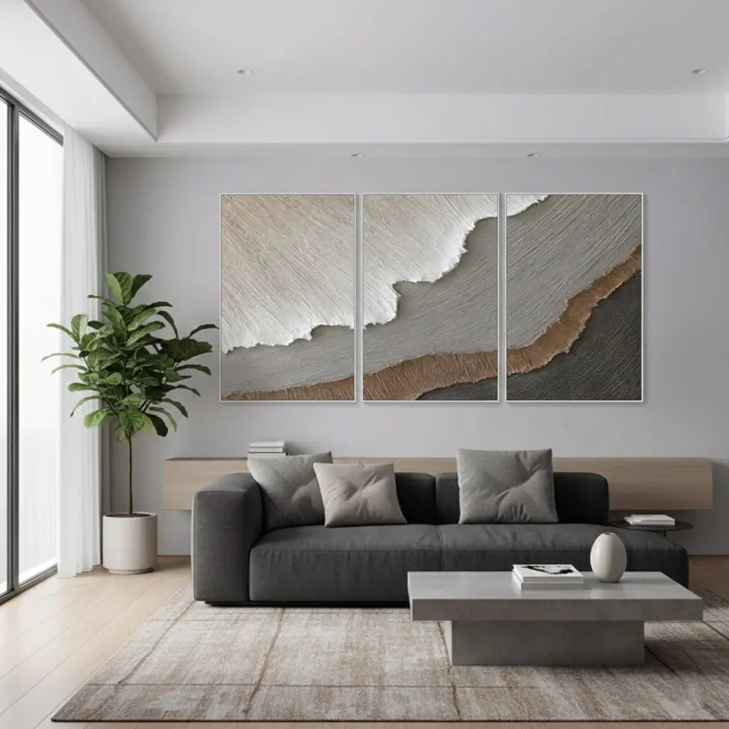 Ocean And Sky Painting Set of 3 #P21 ArtiQuo