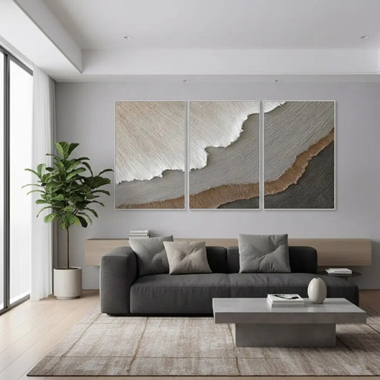 Ocean And Sky Painting Set of 3 #P21 ArtiQuo