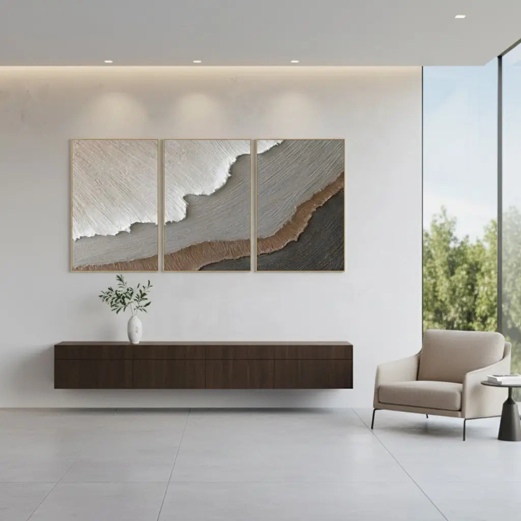 Ocean And Sky Painting Set of 3 #P21 ArtiQuo