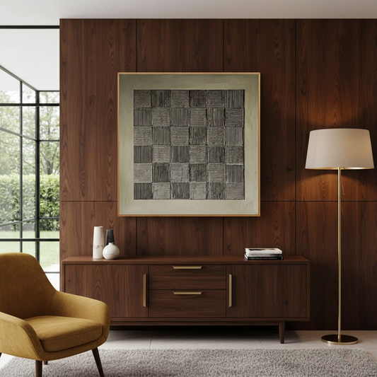 Blue & Green Abstract #PB221 ArtiQuo