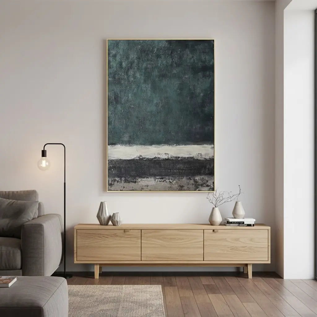 Beige & Brown Abstract #PB223 ArtiQuo
