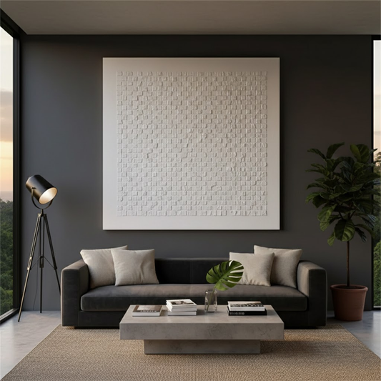 Beige & Brown Abstract #BBM22 ArtiQuo