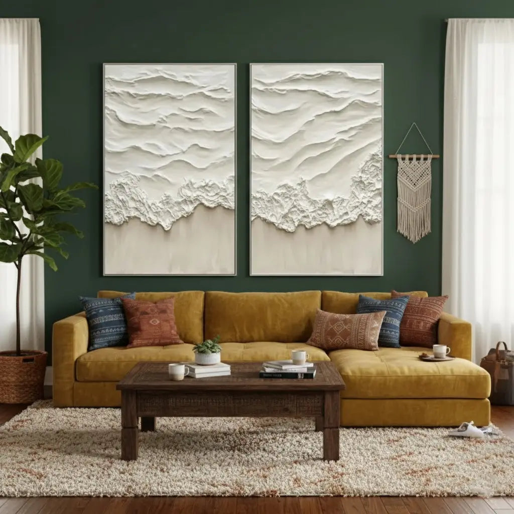 Ocean And Sky Painting Set of 2 #P23 ArtiQuo