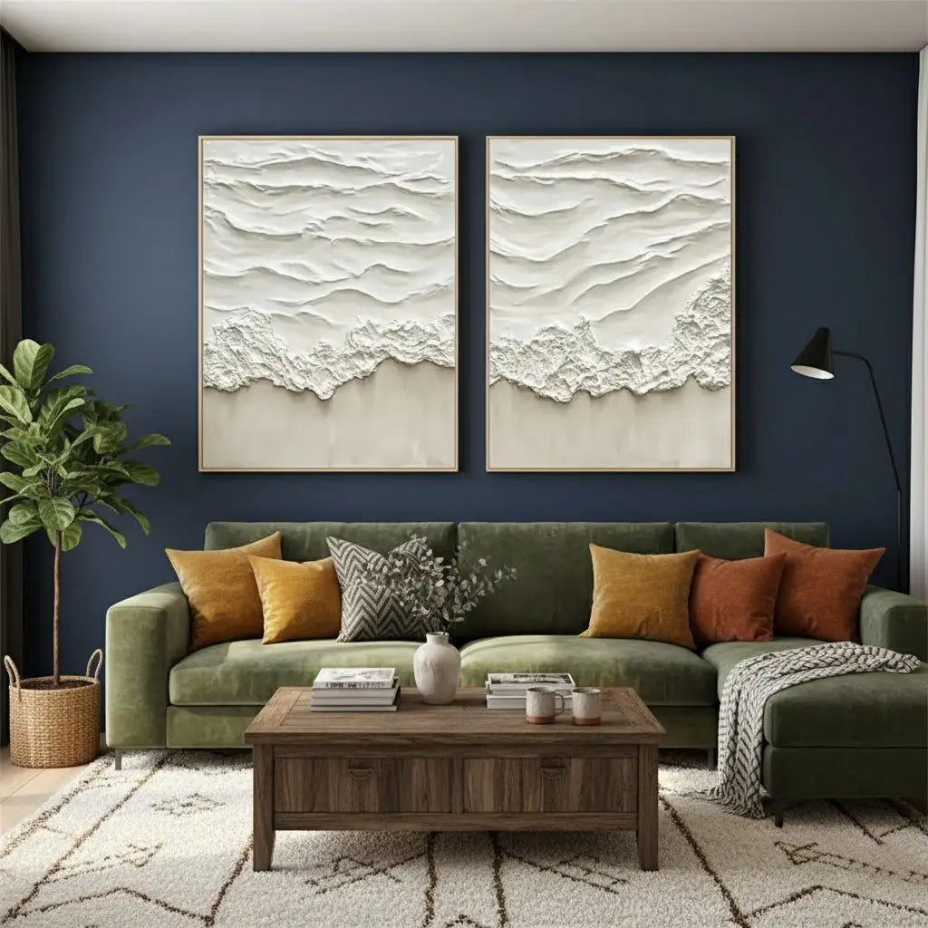 Ocean And Sky Painting Set of 2 #P23 ArtiQuo