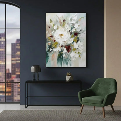 Flower And Tree Abstract Texture Canvas Art #P241 ArtiQuo