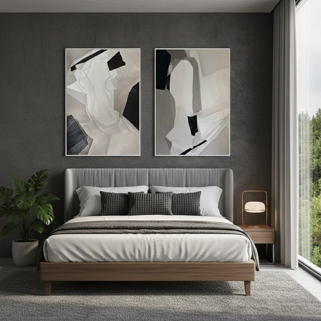 Abstract Painting Set of 2 #PB245