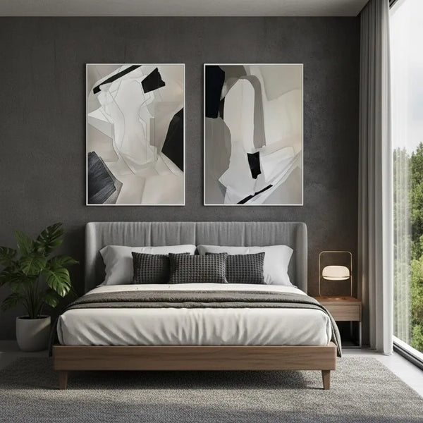 Abstract Painting Set of 2 #PB245 ArtiQuo