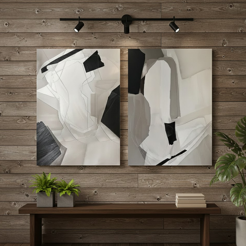 Abstract Painting Set of 2 #PB245