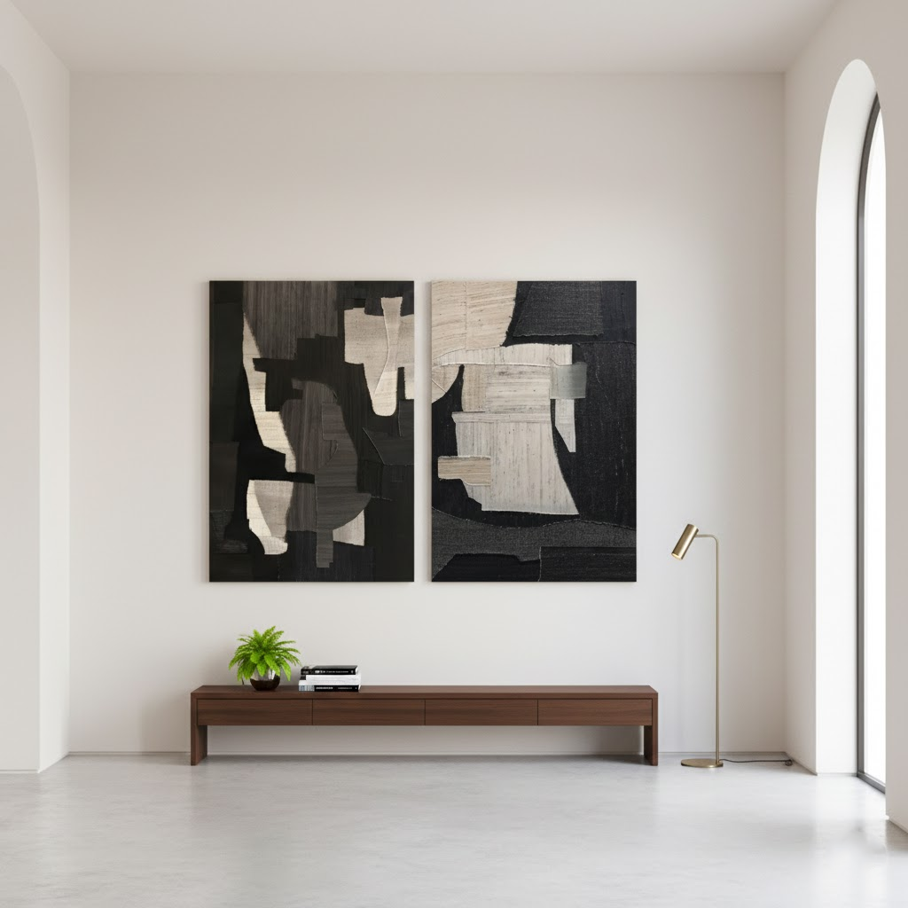 Abstract Painting Set of 2 #PB246