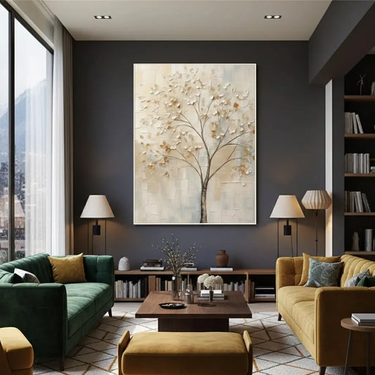Flower And Tree Painting #P247 ArtiQuo