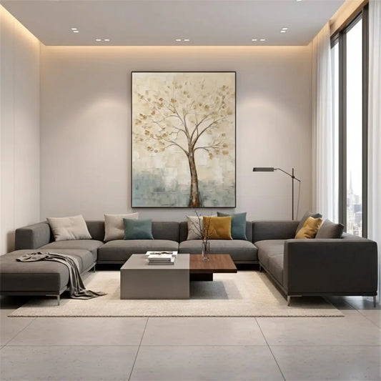 Flower And Tree Painting #P248 ArtiQuo