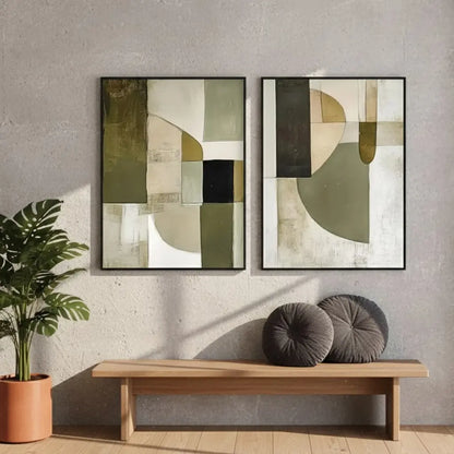 Wabi Sabi Wall Art Set of 2 #PB249 ArtiQuo