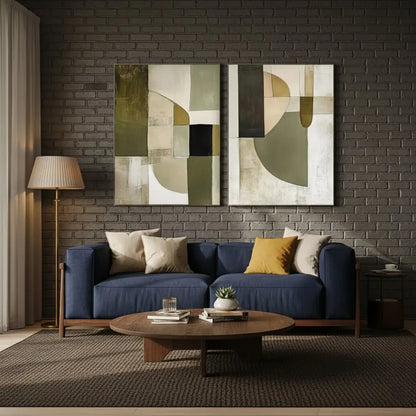 Wabi Sabi Wall Art Set of 2 #PB249 ArtiQuo