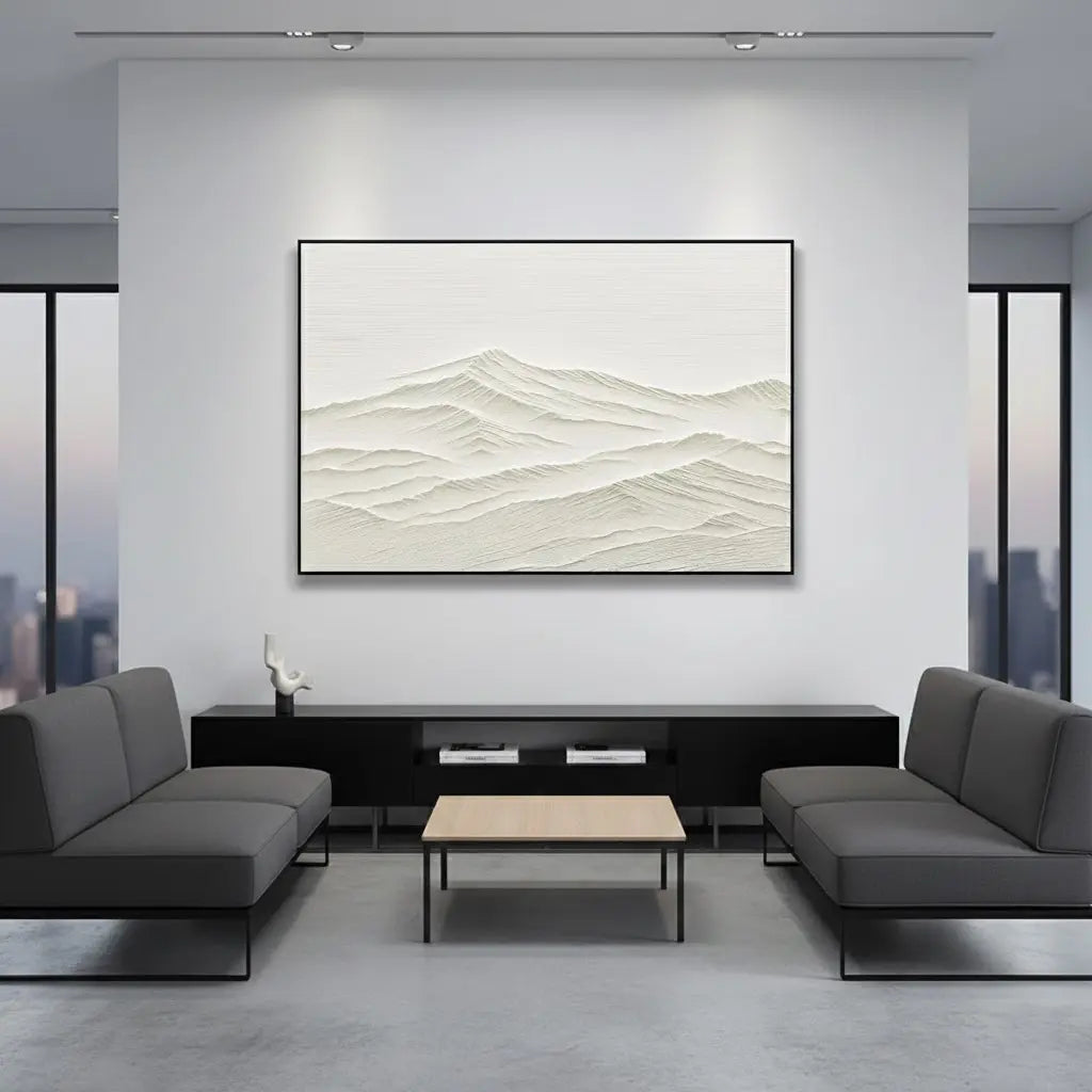 Plaster Art Minimalist Textured Painting #P28 ArtiQuo