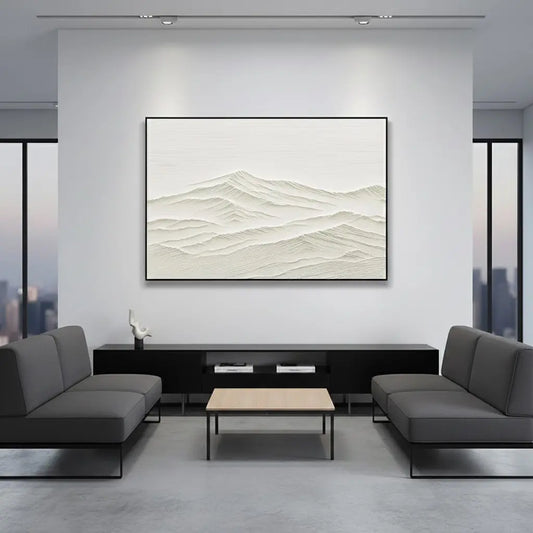 Plaster Art Minimalist Textured Painting #P28 ArtiQuo