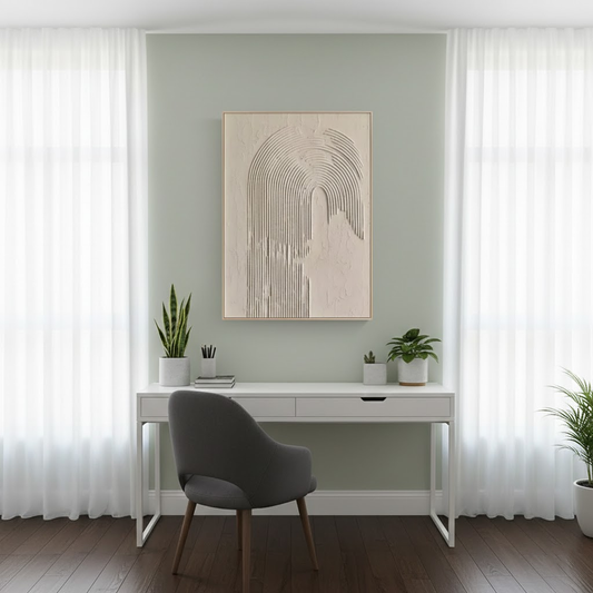 Beige & Brown Abstract #BBM27 ArtiQuo