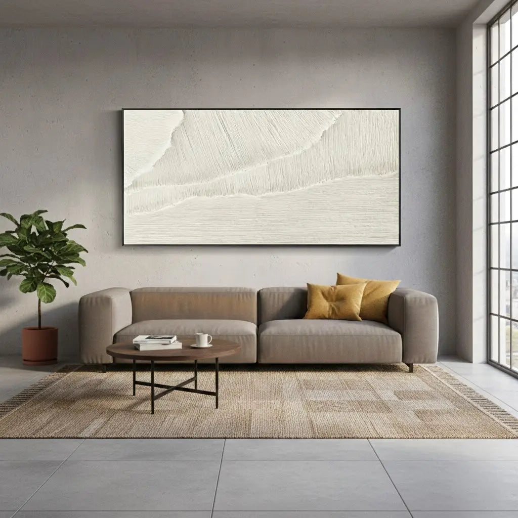 Plaster Art Minimalist Textured Painting #P29 ArtiQuo