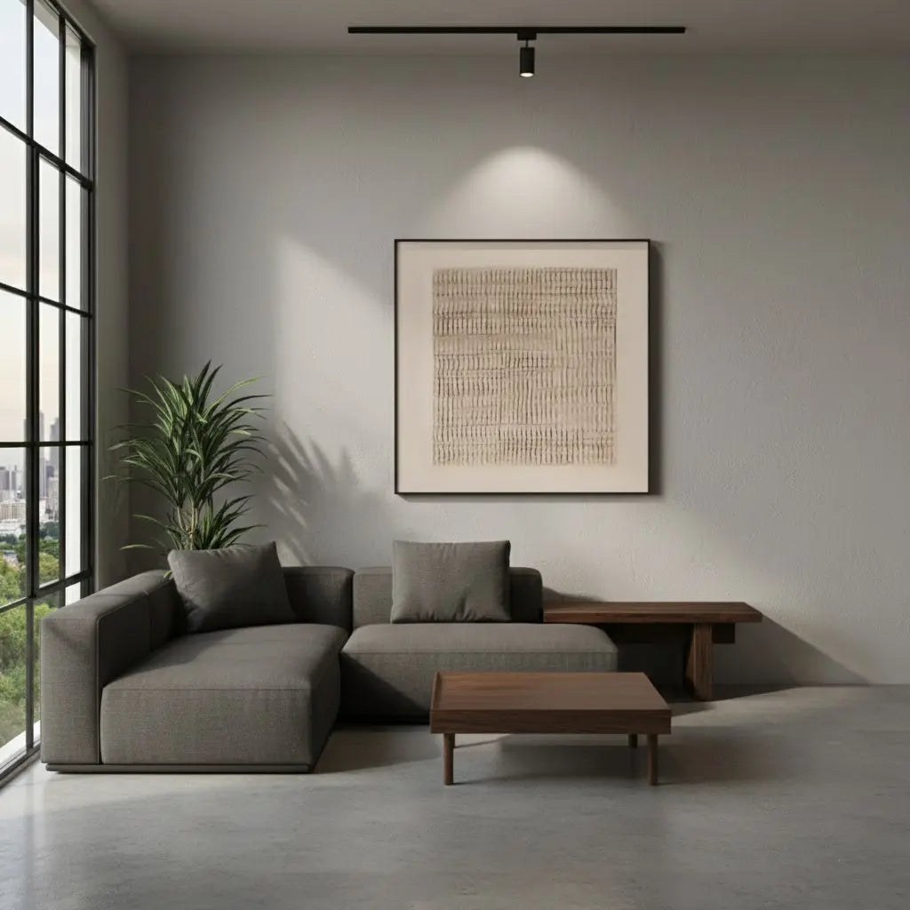 Beige & Brown Abstract #BBM36 ArtiQuo