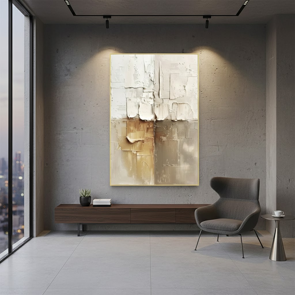 Abstract Textured Wall Art #BBM37 ArtiQuo
