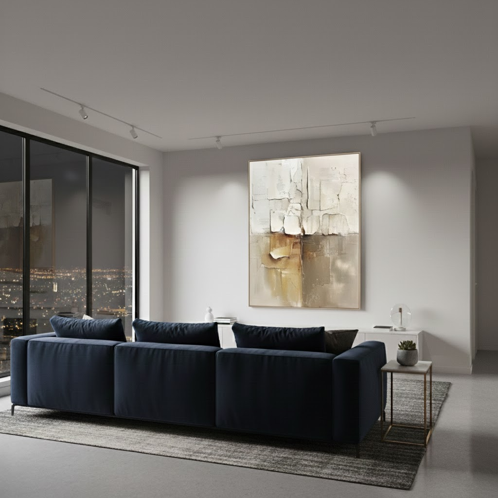 Abstract Textured Wall Art #BBM37 ArtiQuo