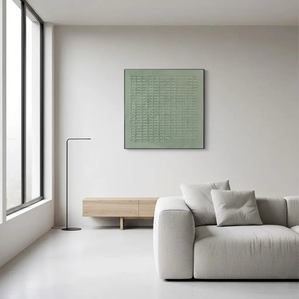 Blue & Green Abstract #PB41 ArtiQuo