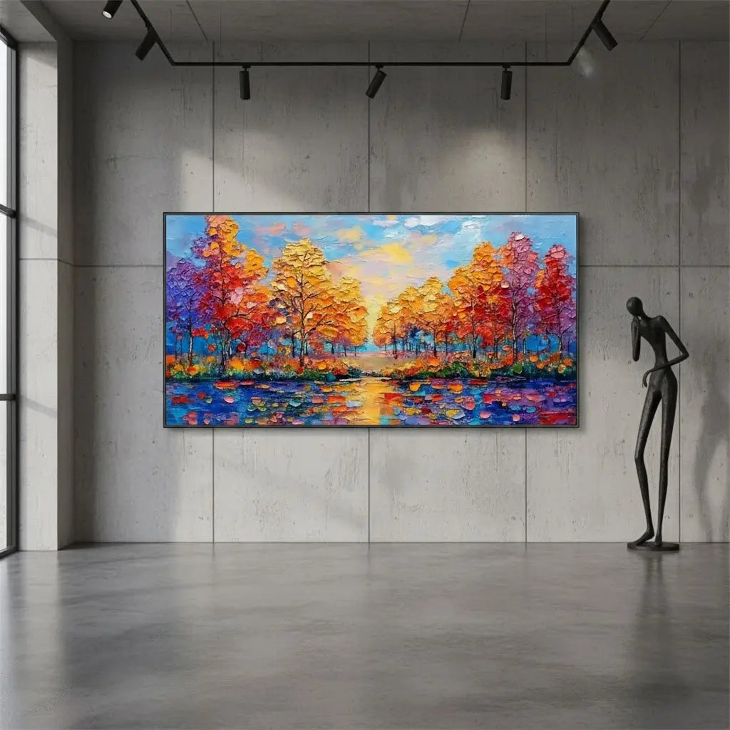 Flower And Tree Painting #P39 ArtiQuo