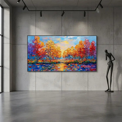 Flower And Tree Painting #P39 ArtiQuo