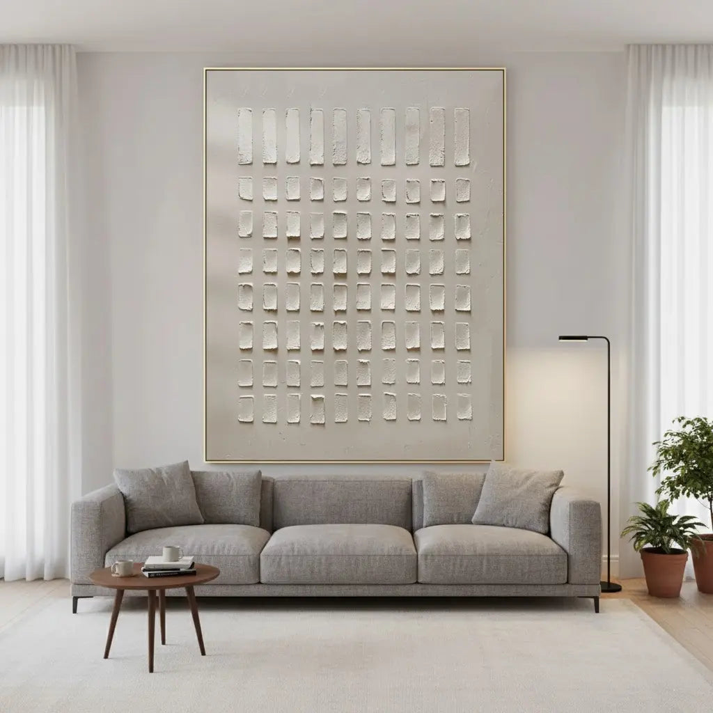 Beige & Brown Abstract #BBM40 ArtiQuo