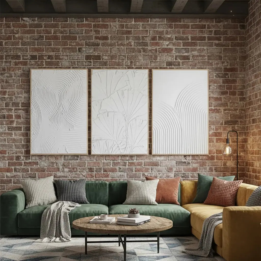 Minimalistic Balance Canvas Painting Set of 3 #P42 ArtiQuo