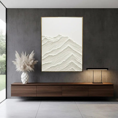 Plaster Art Minimalist Textured Painting #P46 ArtiQuo