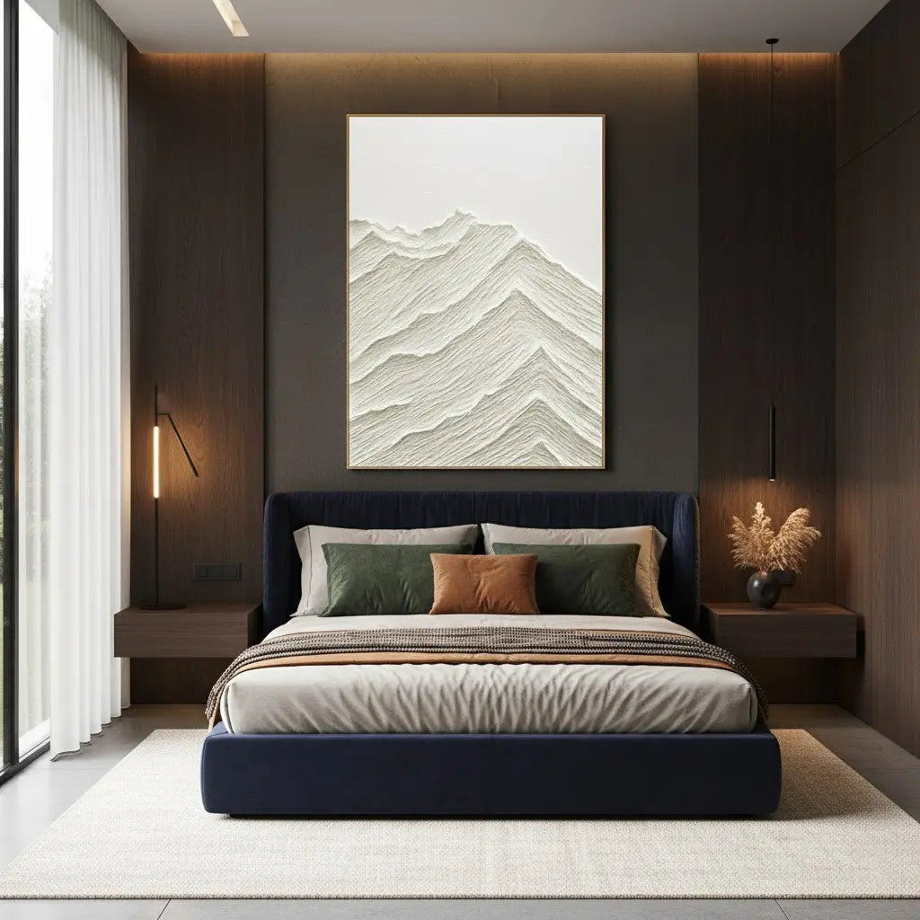 Plaster Art Minimalist Textured Painting #P46 ArtiQuo