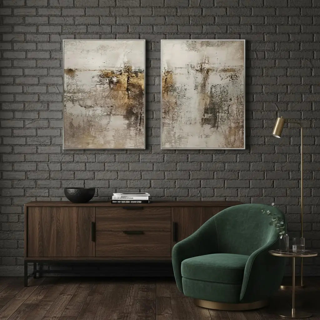 Abstract Tranquility Set of 2 #PB49 ArtiQuo