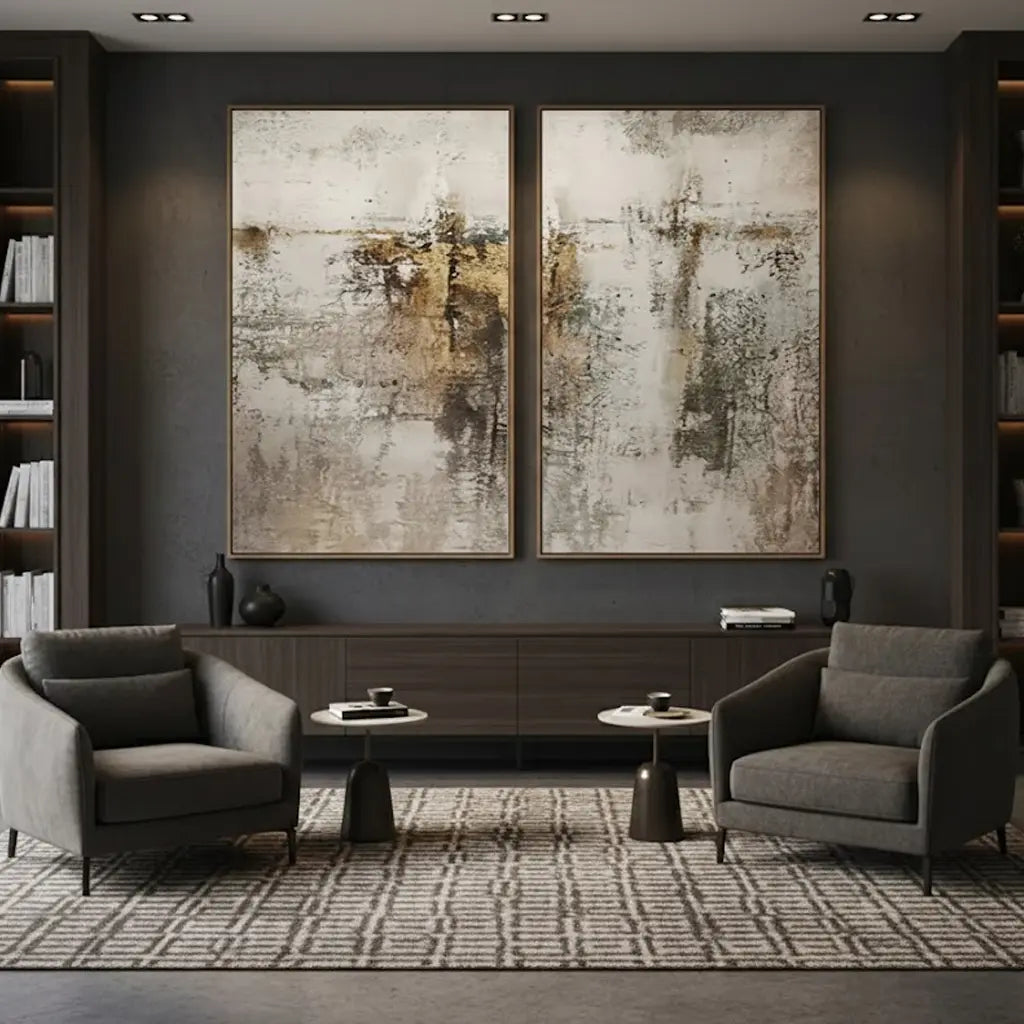 Abstract Tranquility Set of 2 #PB49 ArtiQuo